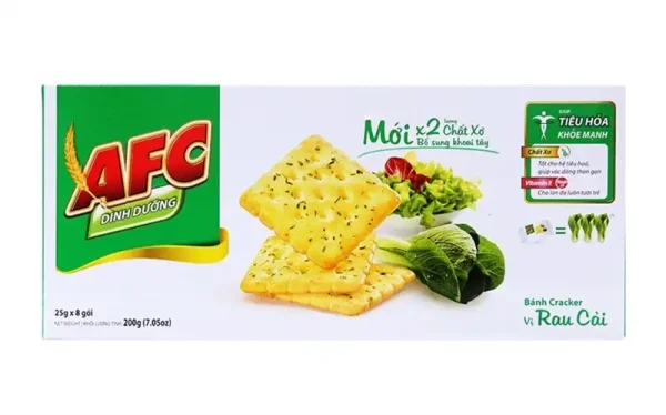 Bánh Cracker AFC Dinh Dưỡng Vị Rau (109gram) - eVietmart - Thực phẩm ...